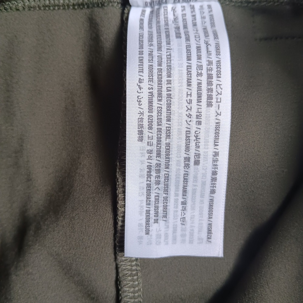 Abercrombie & Fitch Olive Green Moto Skinny Pants Exposed Zipper XS High Rise - Picture 4 of 11